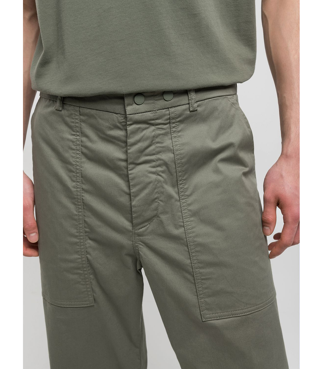 リラックスフィット コットンツイルカーゴパンツ 詳細画像 ミリタリー 5